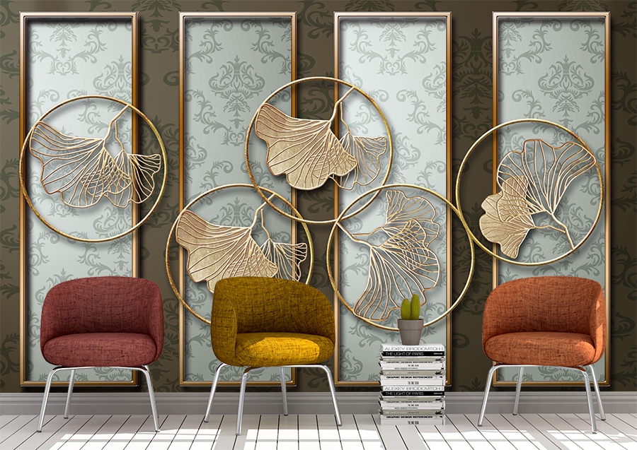 Metalik duvar kagidi