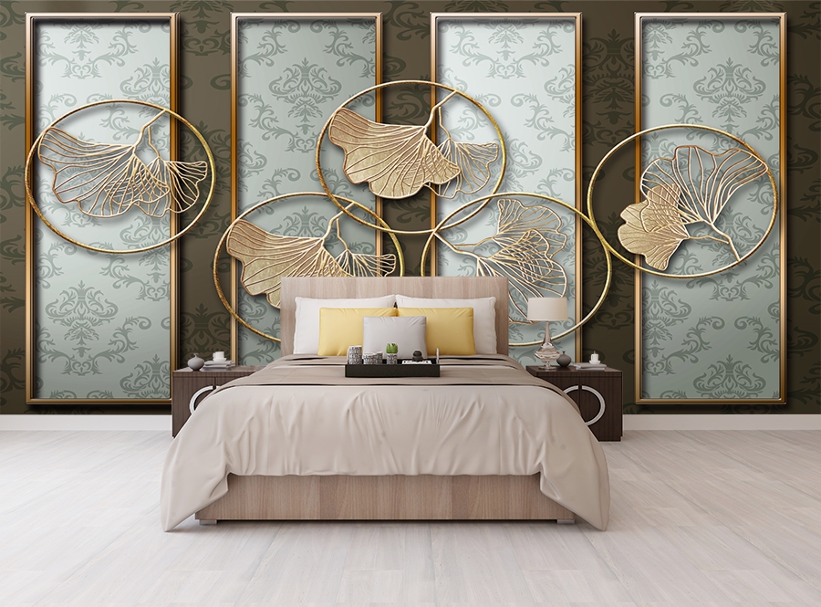 Metalik duvar kagidi