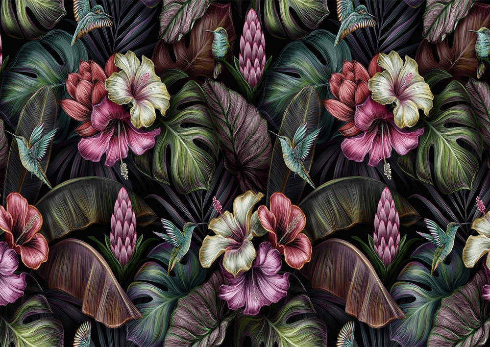 Cicekli duvar kagidi