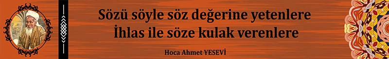 Ahmet Yesevi kiris yazisi