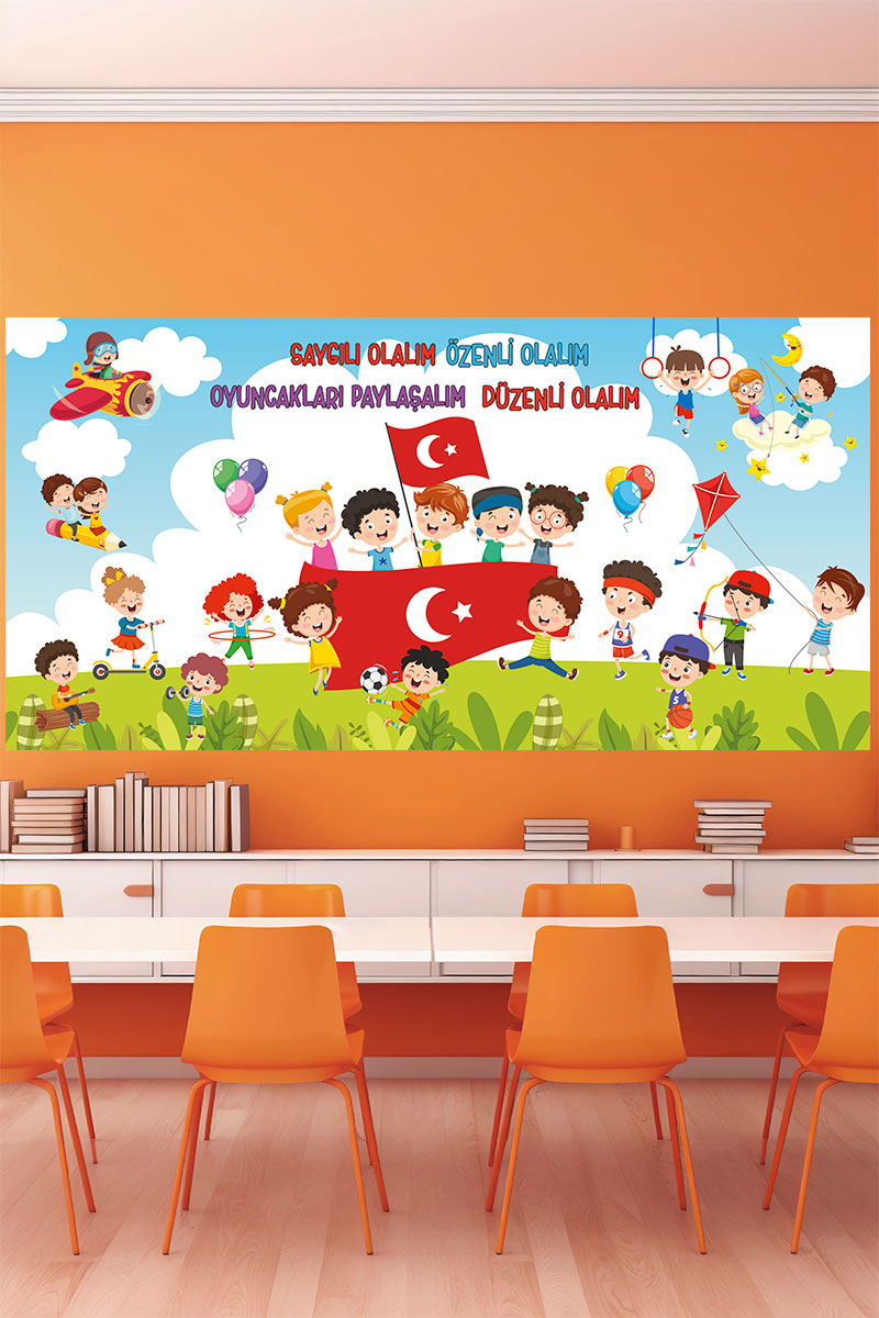 Anaokul duvar posteri