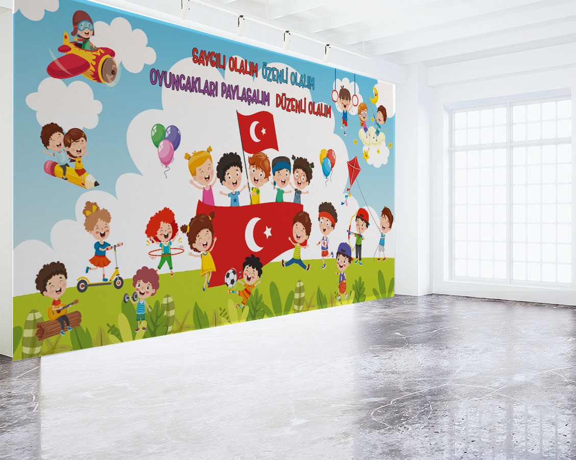 Anaokul duvar posteri