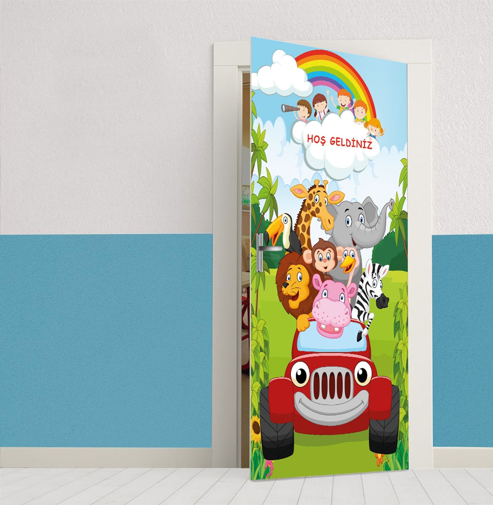 Anaokul Kapı giydirme