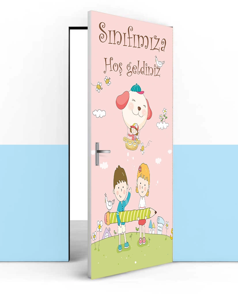 Anaokul kapı giydirme