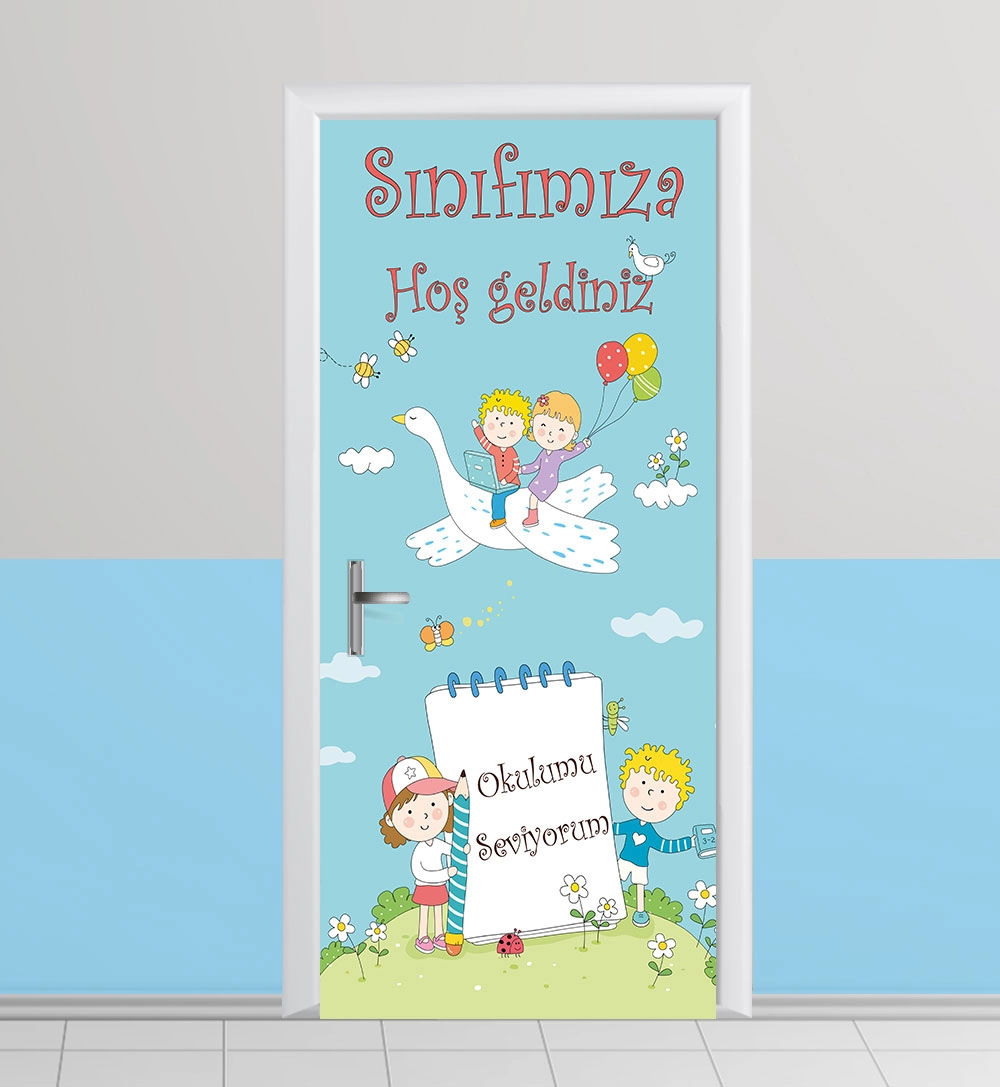 Anaokul kapı giydirme