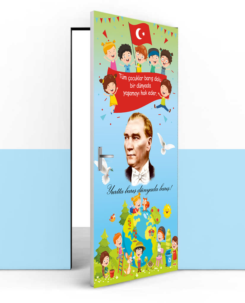 Atatürk kapı giydirme