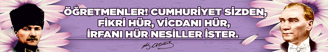 Atatürk Kiriş yazısı