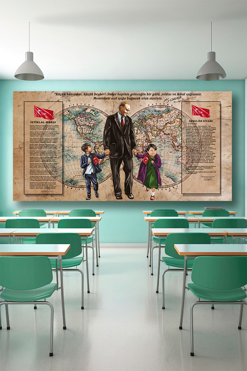 Atatürk köşesi Çizim