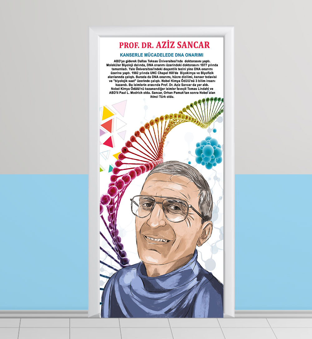 Aziz Sancar Kapı giydirme