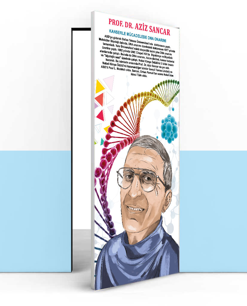 Aziz Sancar Kapı giydirme
