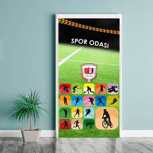 Spor Odası Kapı giydirme