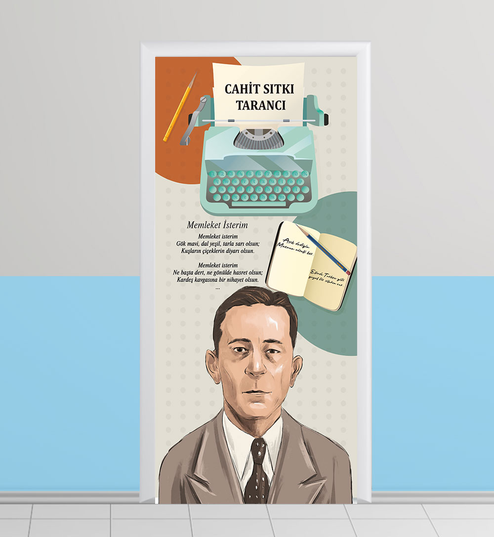 Cahit Sıtkı Tarancı kapı giydirme