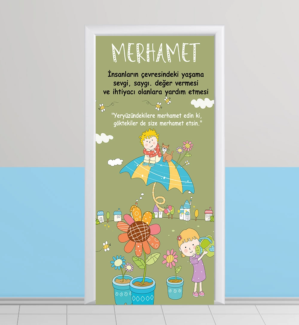 Merhamet kapı giydirme