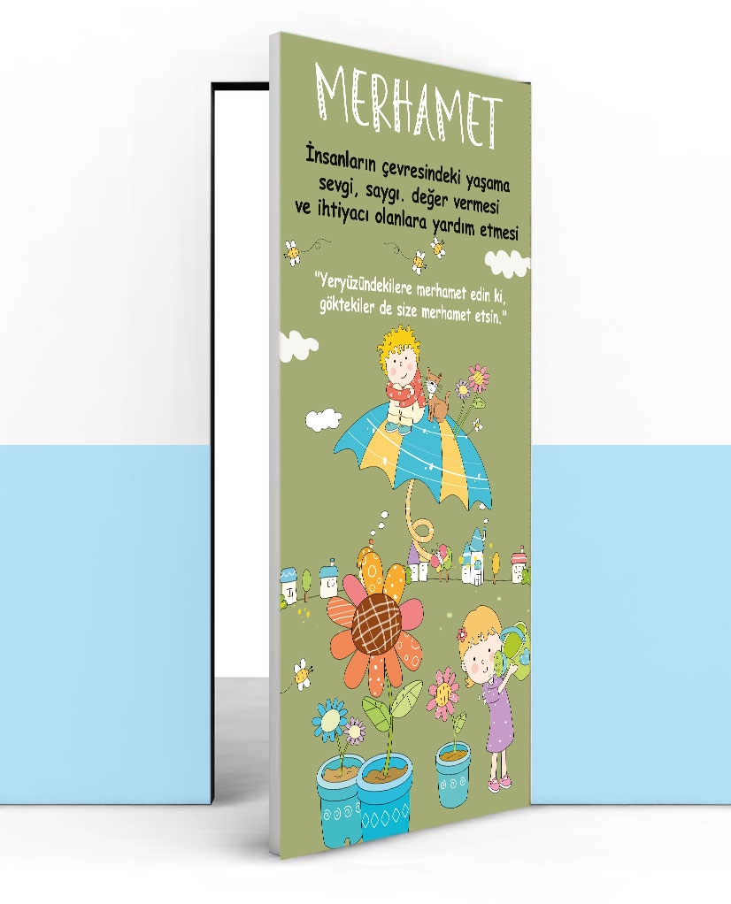Merhamet kapı giydirme