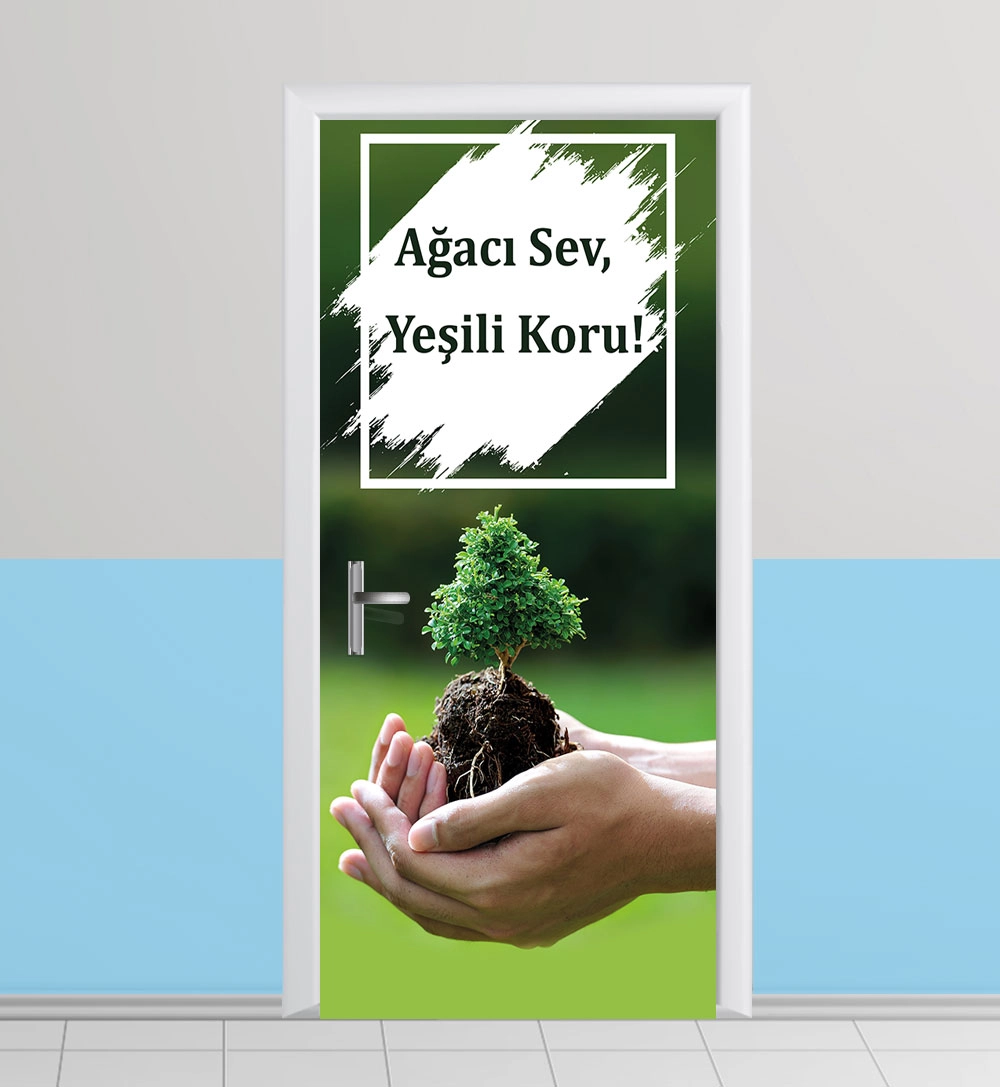 Yeşili Sev Kapı Giydirme