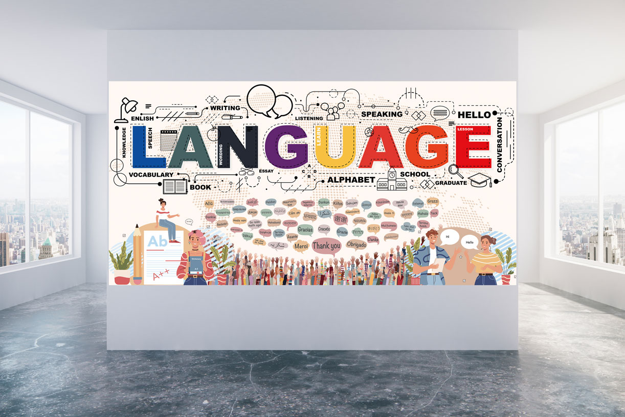 Language Duvar posteri