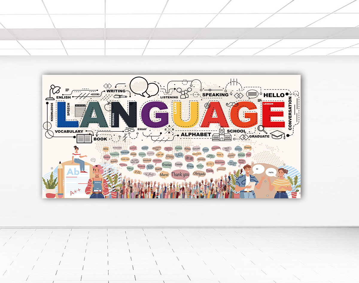 Language Duvar posteri