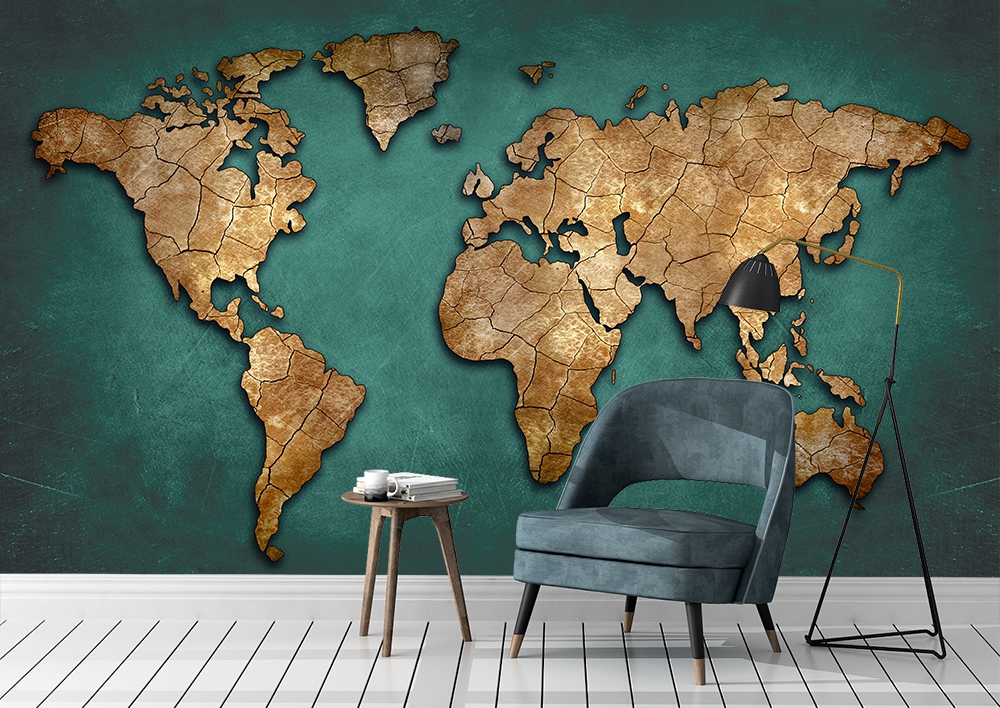 Dünya haritası duvar kagidi