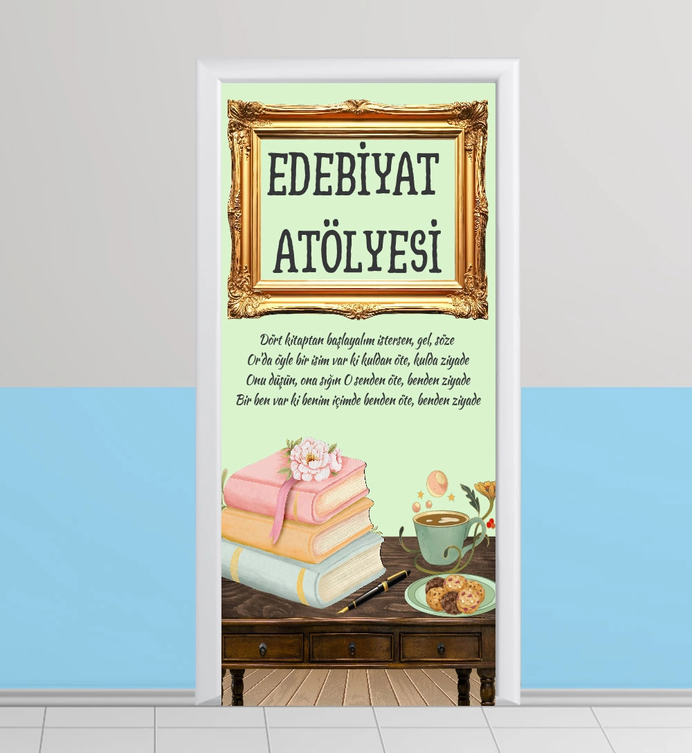 Edebiyat Atölyesi Kapı Giydirme