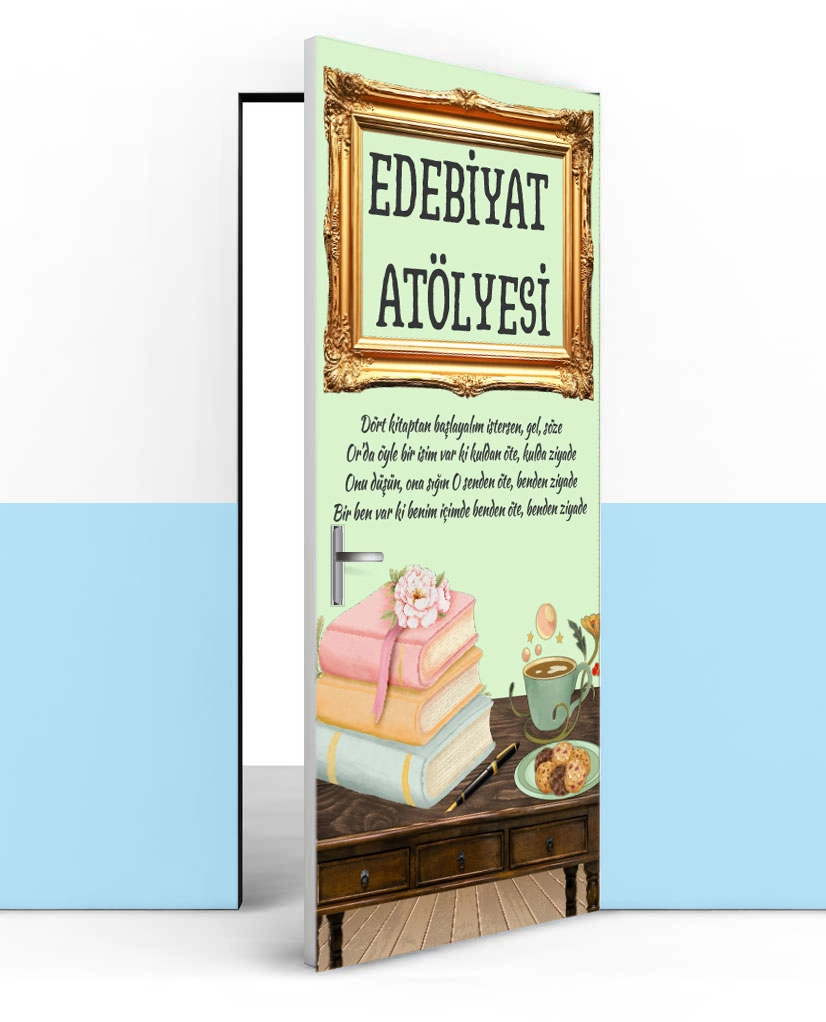 Edebiyat Atölyesi Kapı Giydirme