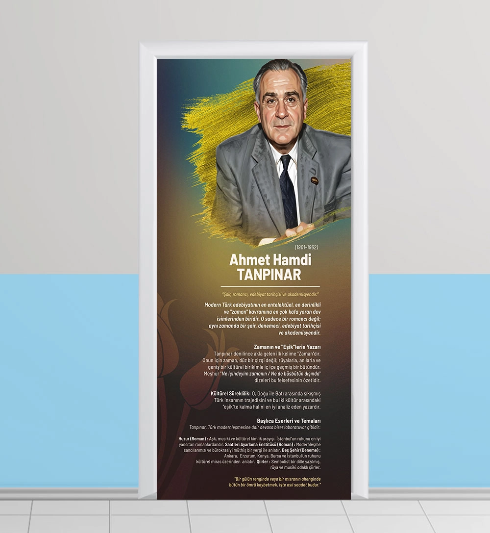 Ahmet Hamdi Tanpınar Kapı Giydirme