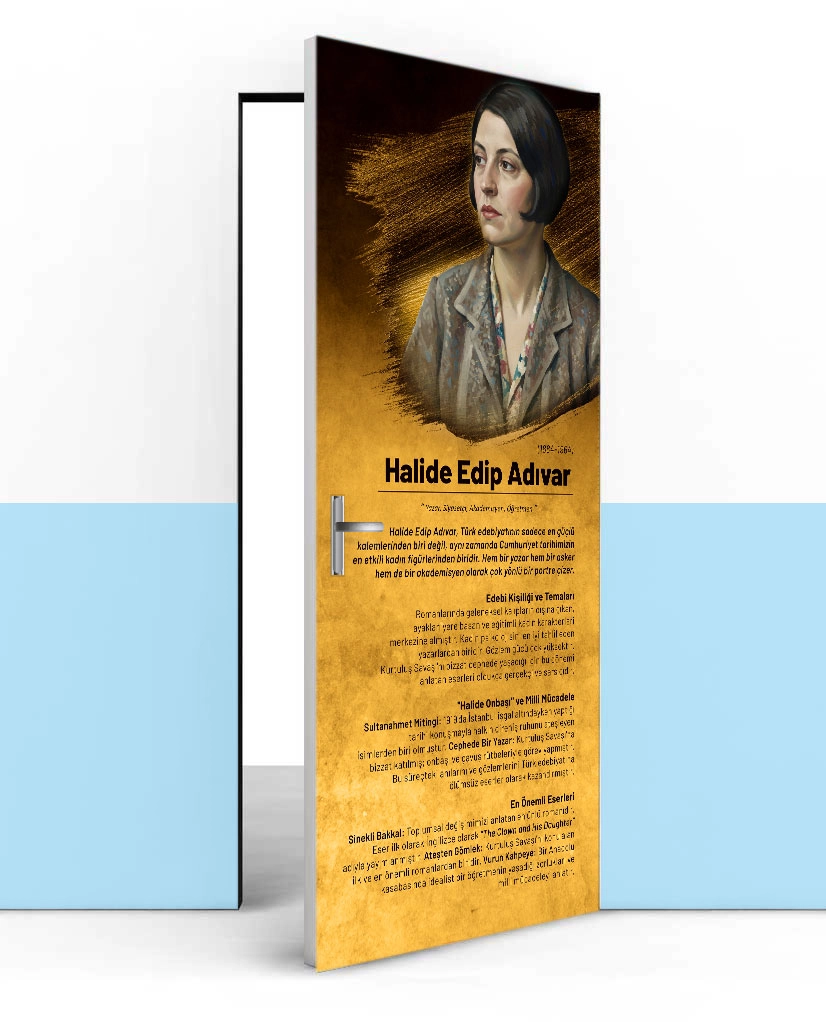 Halide Edip Adıvar Kapı Giydirme