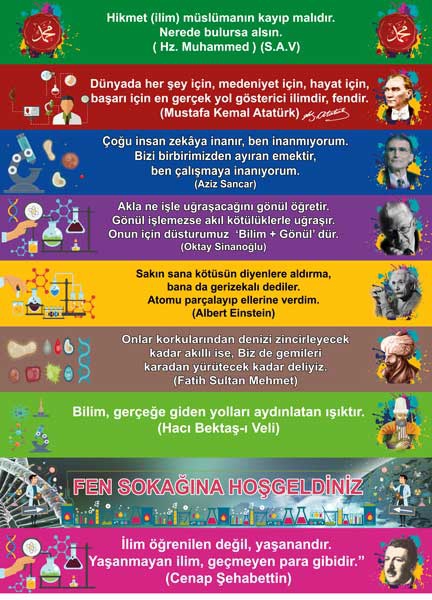 Fen Bilgisi Kiriş Yazıları