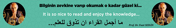 Fuat Sezgin Kiriş yazısı