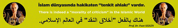 Fuat Sezgin Kiriş yazısı