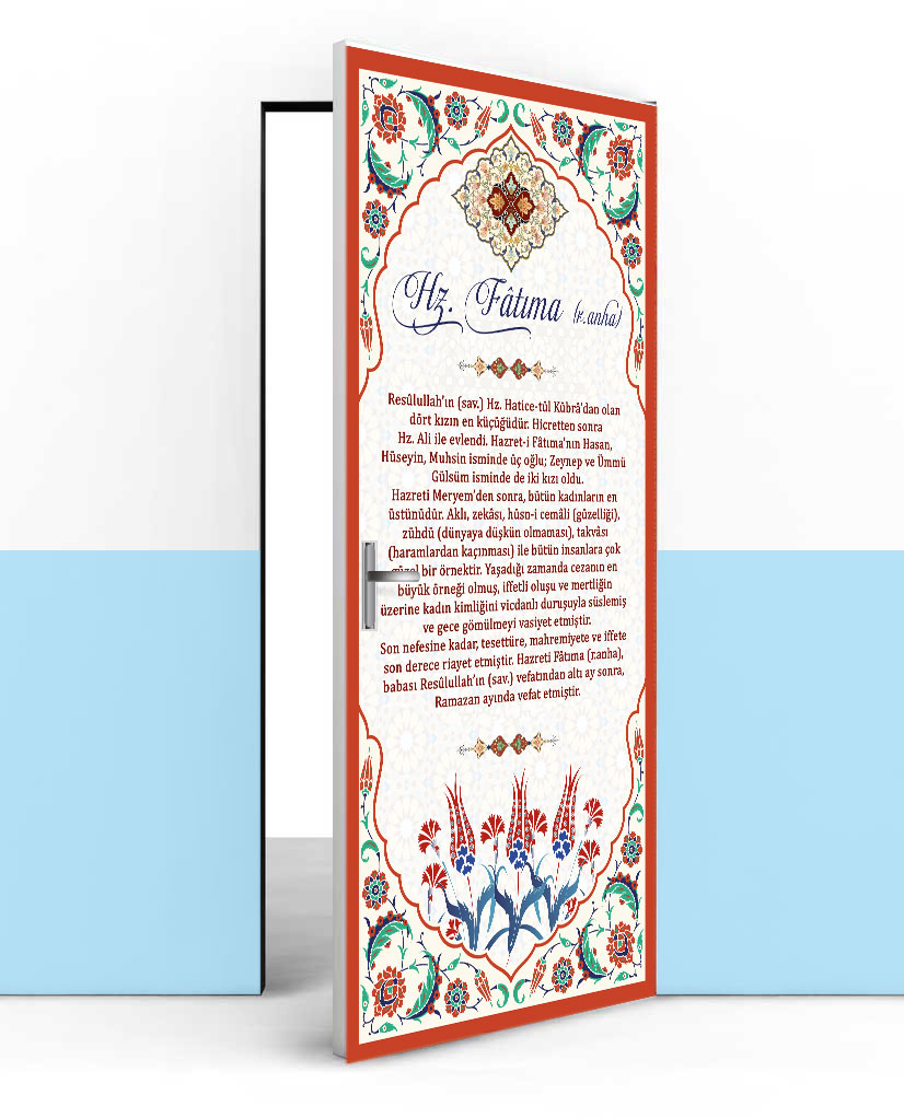 Hz Fatima kapı giydirme