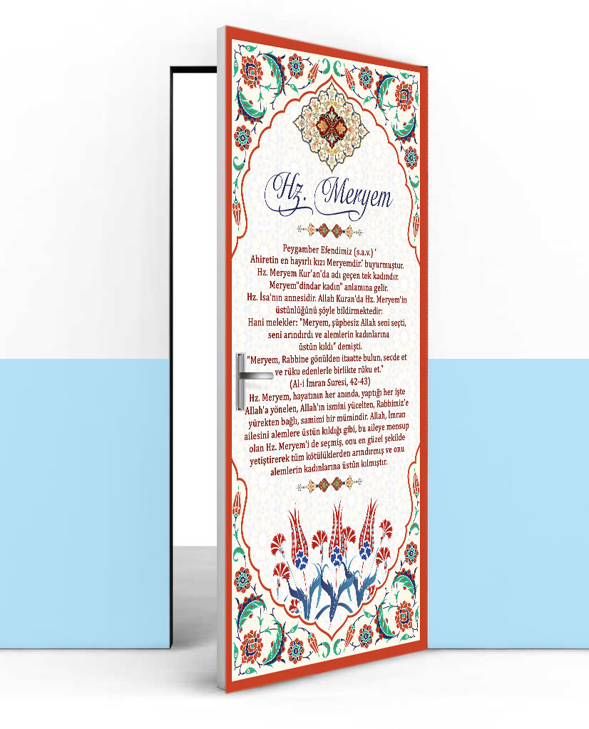 Hz Meryem Kapı giydirme
