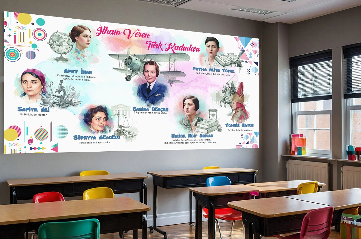 İlham Veren Türk Kadınları Posterleri