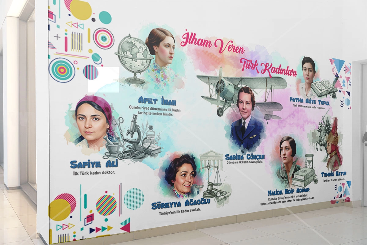 İlham Veren Türk Kadınları Posterleri