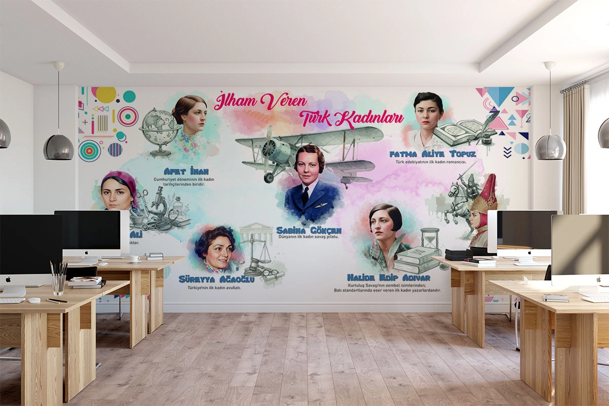 İlham Veren Türk Kadınları Posterleri