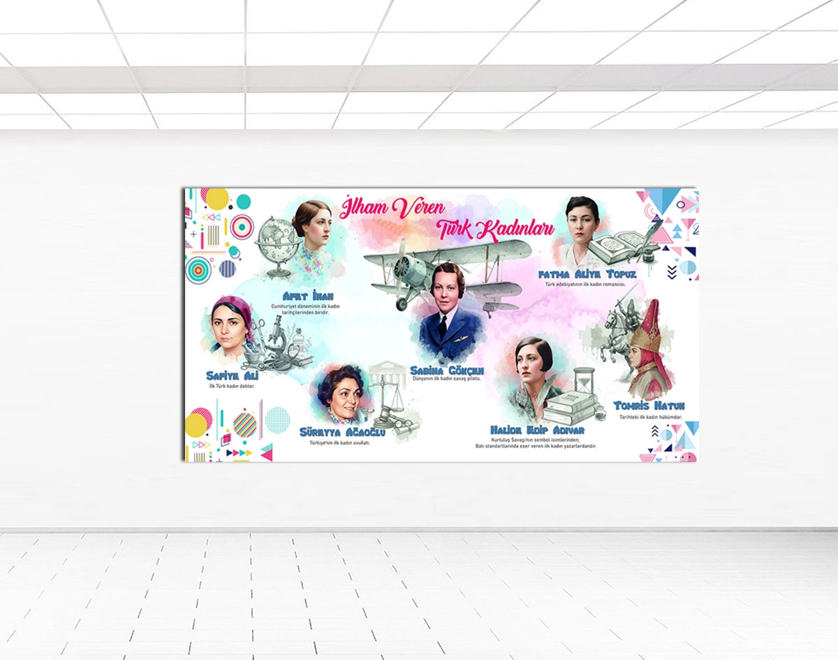 İlham Veren Türk Kadınları Posterleri