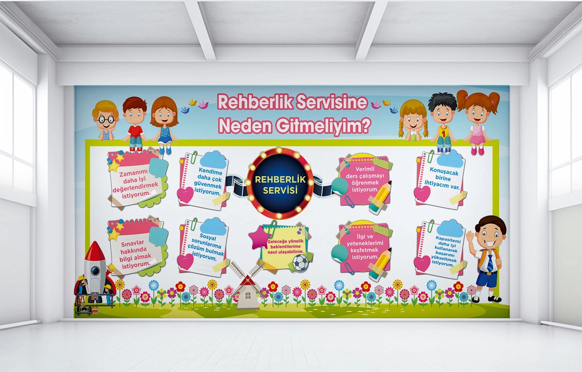 Rehberlik Okul Posteri