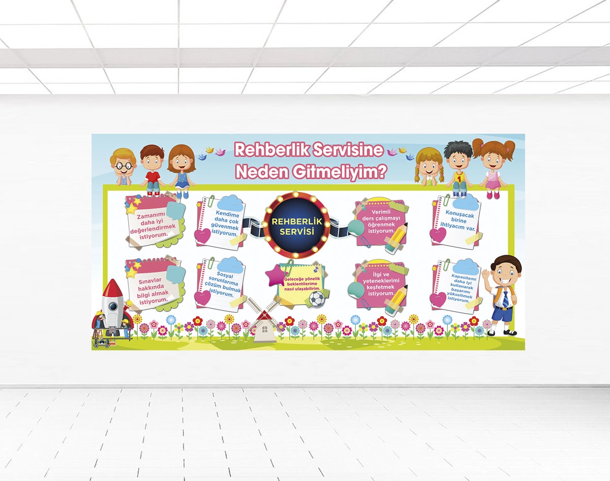 Rehberlik Okul Posteri