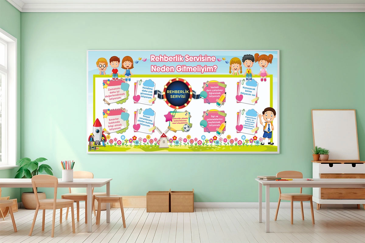 Rehberlik Okul Posteri