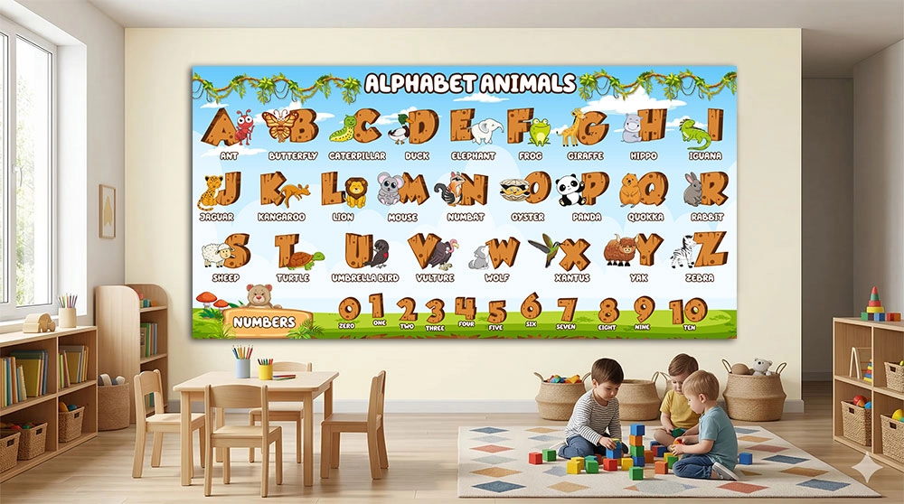 İngilizce Alfabe Posteri