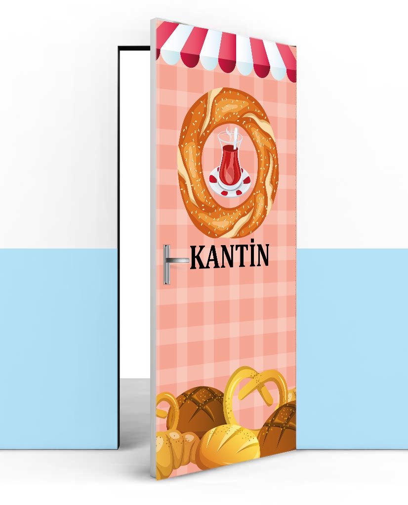 Kantin kapı giydirme