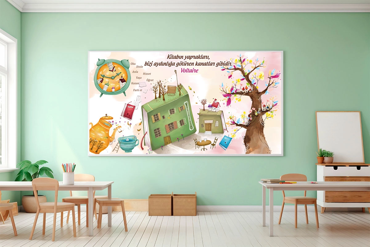 Okul Kütüphanesi Posteri