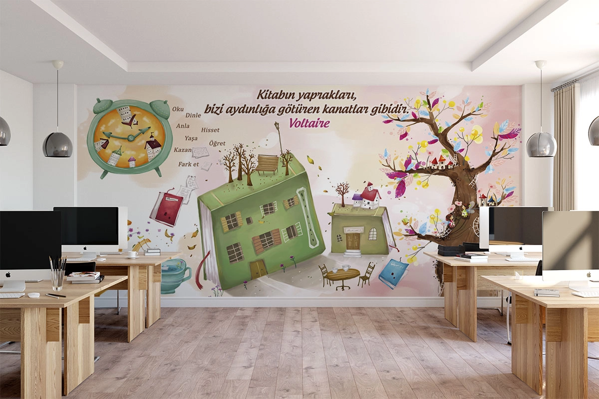 Okul Kütüphanesi Posteri