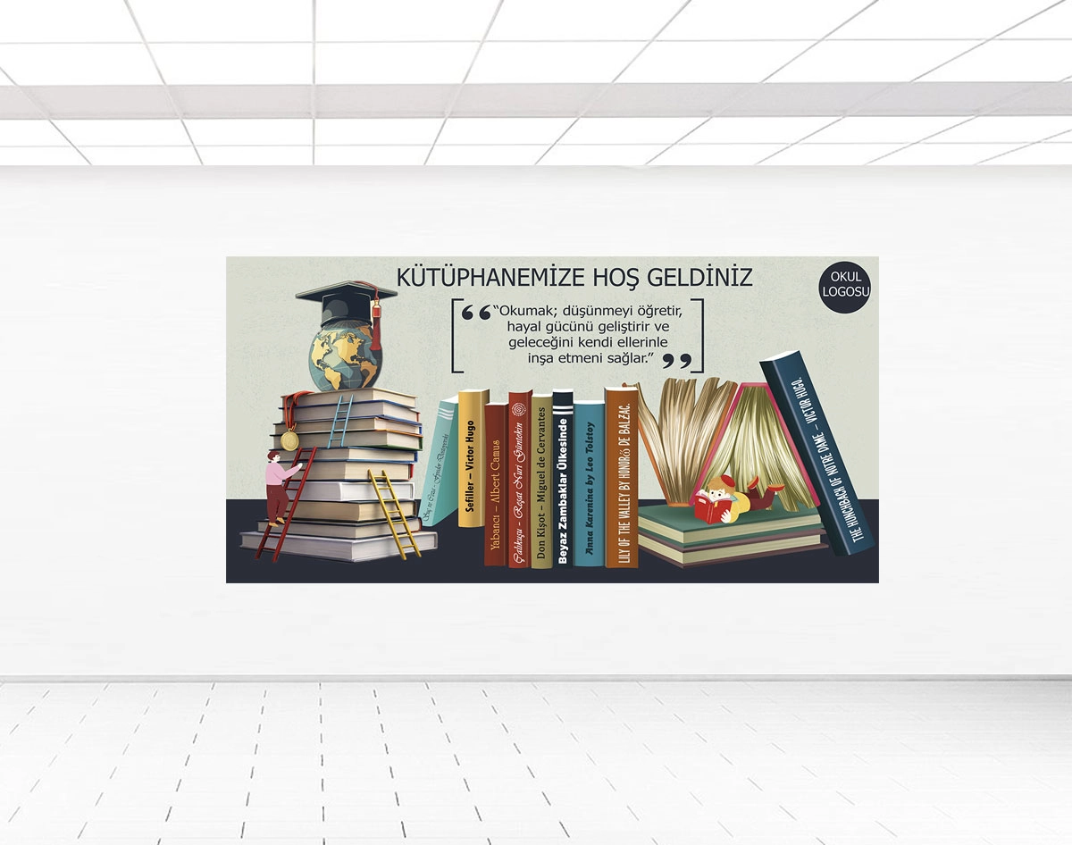 Kütüphane Kitaplar posteri
