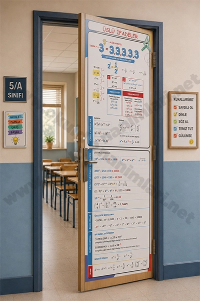 Üslü İfadeler Kapı Giydirme