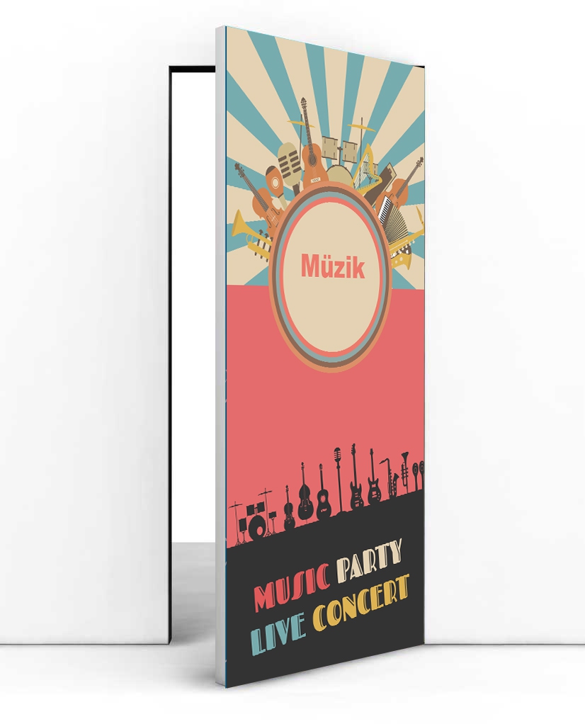 Müzik kapı giydirme7