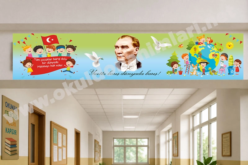Atatürk Temalı Kiriş Yazısı