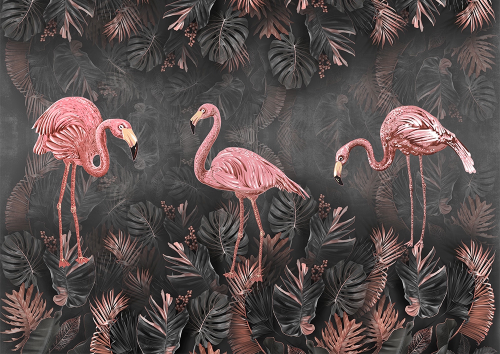 Flamingo Duvar kagidi