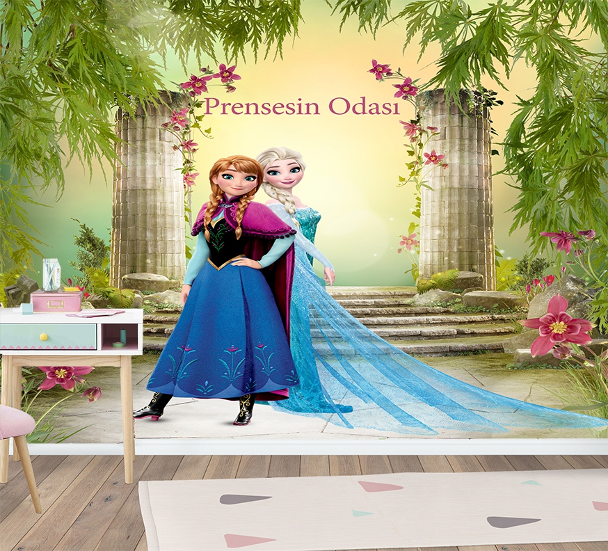 Frozen elsa duvar kağıdı ucuz fiyat hızlı kargo Poster atölyesi