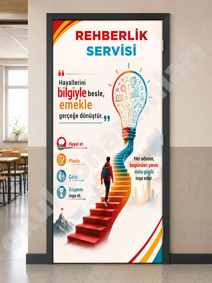 Rehberlik Servisi Kapı Giydirme