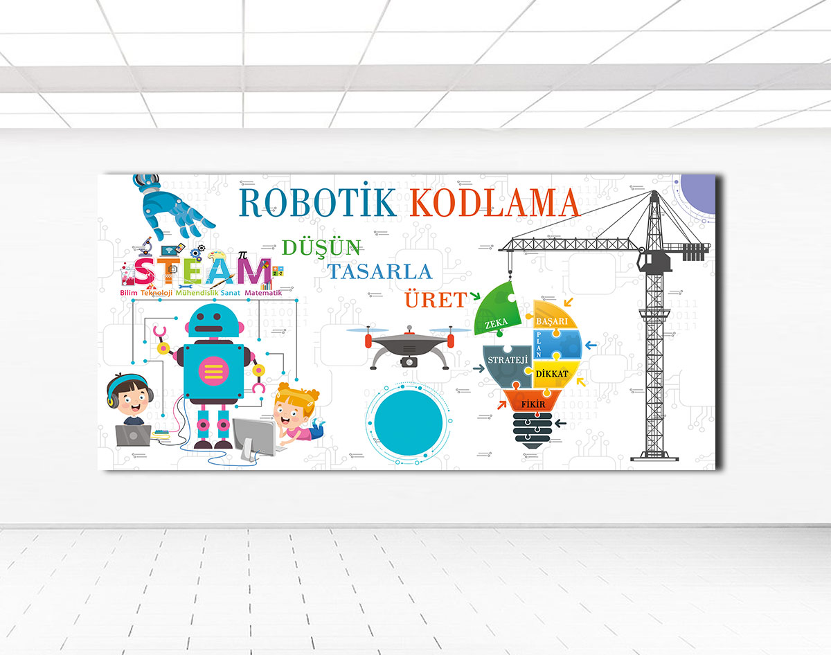 Robotik kodlama poster